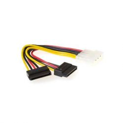 VERLOOP VOEDING 5.25'' MALE - 2 X SATA FEMALE VOEDING 0.2M
