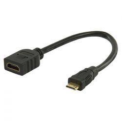 HDMI (1.4) FEMALE - HDMI MINI 0.2M