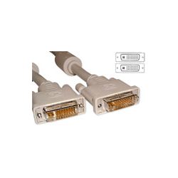 DVI-I DUAL LINK (24+5) MALE-MALE 2M HIGH QUALITY