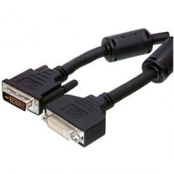 DVI-I DUAL LINK (24+5) MALE-FEMALE 2M HIGH QUALITY