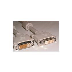 DVI-D DUAL LINK (24+1) MALE-FEMALE 2M HIGH QUALITY