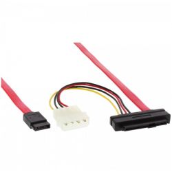 KABEL SAS 29P SFF8482 + POWER - 1 X SATA 0,5M