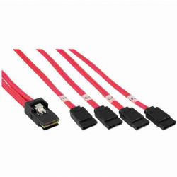 KABEL MINI SAS 36P SFF8087 - 4 X SATA CROSSOVER 0,5M