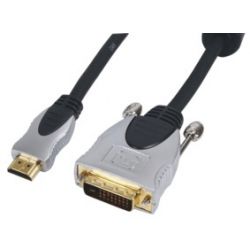 HDMI (1.3) MALE - DVI-D SINGLE LINK MALE 3M HIGH QUALITY