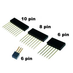 ARDUINO CONNECTOR KIT 1 X 10P, 2 X 8P, 1 X 6P. 1 X (2X3P)