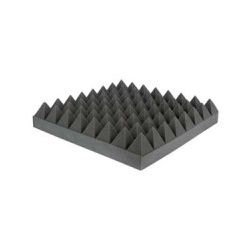 ACOUSTIC FOAM ZWART 50X50X5CM