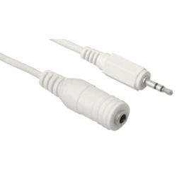 2.5MM JACK MALE STEREO-3.5MM JACK FEMALE STEREO 40MM WIT