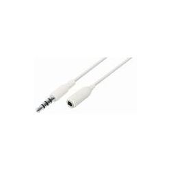 3.5MM JACK QUADRO MALE-3.5MM JACK STEREO FEMALE WIT 0.2M