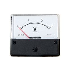 PANEELMETER 70X60MM 15VDC