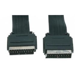 SCART 21P MALE-MALE 1.5M PLAT