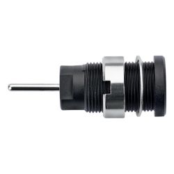 STEKKERBUS 4MM 32A CATIII ZWART SOLDEER AANSLUITING