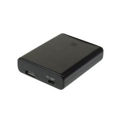 BATTERIJHOUDER 4 X AA-CEL + SCHAKELAAR EN USB CONNECTOR