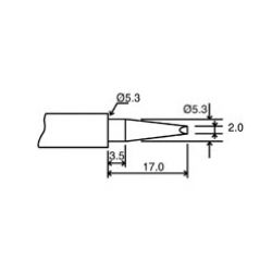 SOLDEERSTIFT 2.0MM PLAT VTSSC10N/VTSSC20N/VTSSC30N/VTSSC40N