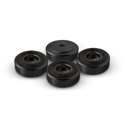 ALUMINIUM VOETEN ZWART 30MM 4 STUKS