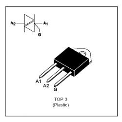 TRIAC 600V 40A IGT=50MA