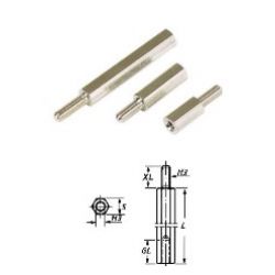 AFSTANDBUS M3  8MM INWENDIG/UITWENDIG 10 STUKS SLEUTEL 5.0MM