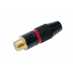 TULP CONTRA ZWART/GOUD ROOD VOOR 8MM KABEL