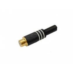 TULP CONTRA ZWART/GOUD WIT VOOR 7MM KABEL