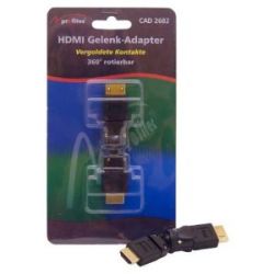 HDMI VERLOOP ADAPTER DRAAIBAAR MALE-FEMALE