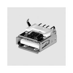 USB-B FEMALE CHASISDEEL SMD PRINT