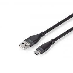 USB-C KABEL 3.1 MALE / 2.0 A MALE 1M 480MBPS 15W SILICONE