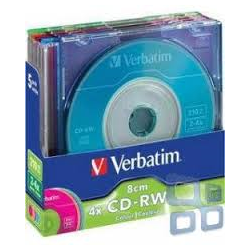 CDR-RW 210MB 24MIN 5STUKS