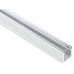 ALUMINIUM PROFIEL VOOR LEDSTRIPS 2M MET HELDERE DIFFUSER