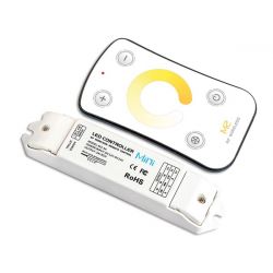 LED DIMMER 2 KANAALS MET KLEURTEMPERATUUR REGELING EN RF AFSTANDBEDIENING