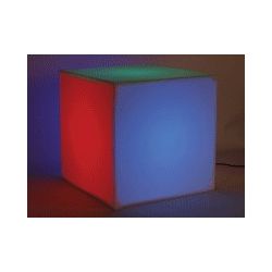LED KUBUS 300X300X300MM MET 5 WISSELENDE KLEUREN MET ADAPTER