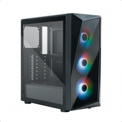 CMP 520 MIDI-TOWER ZWART ZONDER PSU