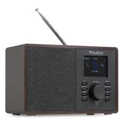 INTERNET RADIO WIFI DAB+ FM BLUETOOTH DARK WOOD