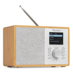 INTERNET RADIO WIFI DAB+ FM BLUETOOTH LIGHT WOOD