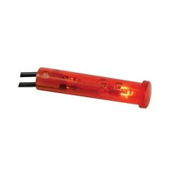 LAMP 220V ROND 7X27MM ROOD