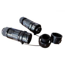 4P CONNECTOR VOOR KABEL - WATERBESTENDIG IP67 - 16A 230V (1SET)