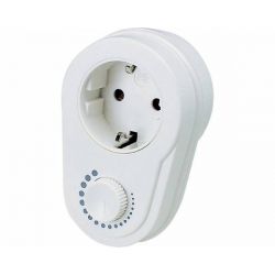 STEKKERDOOSDIMMER 40-280W GLOEILAMP/HALOGEEN WIT