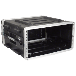 FLIGHTCASE ABS 19'' 4U MET AFNEEMBARE DEKSELS
