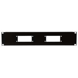 19'' PANEEL 2U VOOR 2 X 16 PINS MULTICONNECTOR