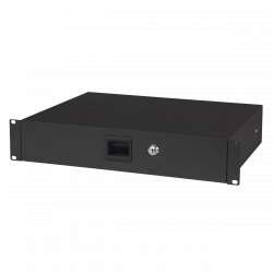 19'' LADE 2U ZWART MET SLOT