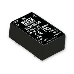 DC/DC CONVERTER 9-18V -> +/-5V 240-1200MA 12W