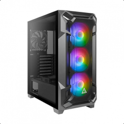 DF600 FLUX MIDI-TOWER ZWART RGB ZONDER VOEDING