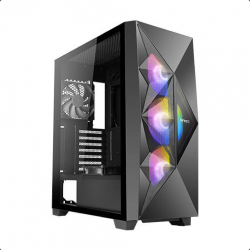 DF800 FLUX MIDI-TOWER ZWART RGB ZONDER VOEDING