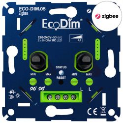 LED DIMMER DUO 0-100W INBOUW FASE AFSNIJDING ZIGBEE