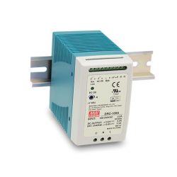 DIN-RAIL VOEDING 100W 27.6V/2,25A MET ACCULADER EN UPS FUNCTIE