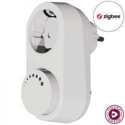 STEKKERDOOSDIMMER 0-100W LEDLAMPEN FASE AFSNIJDING ZIGBEE