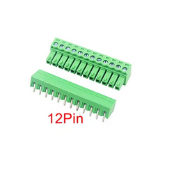 TERMINALBLOK 12P SCHROEF PRINTDEEL + STEKKER