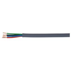 KABEL VMVL 4X0.75MM2 DONKER GRIJS MET ROOD/GROEN/BLAUW/ZWARTADERS