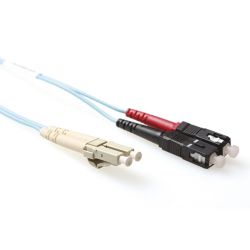 PATCHKABEL OPTISCH LC-SC 1M MULTIMODE 50/125UM OM3 DUPLEX