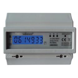 KILOWATT UUR METER DIGITAAL 3-FASE