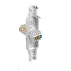 RJ45 PLUG 4P 2 STUKS SOEPELE KERN KLIK MONTAGE 8P4C ISDN