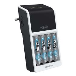 BATTERIJLADER NIMH 4XAA/AAA/9V 230VAC